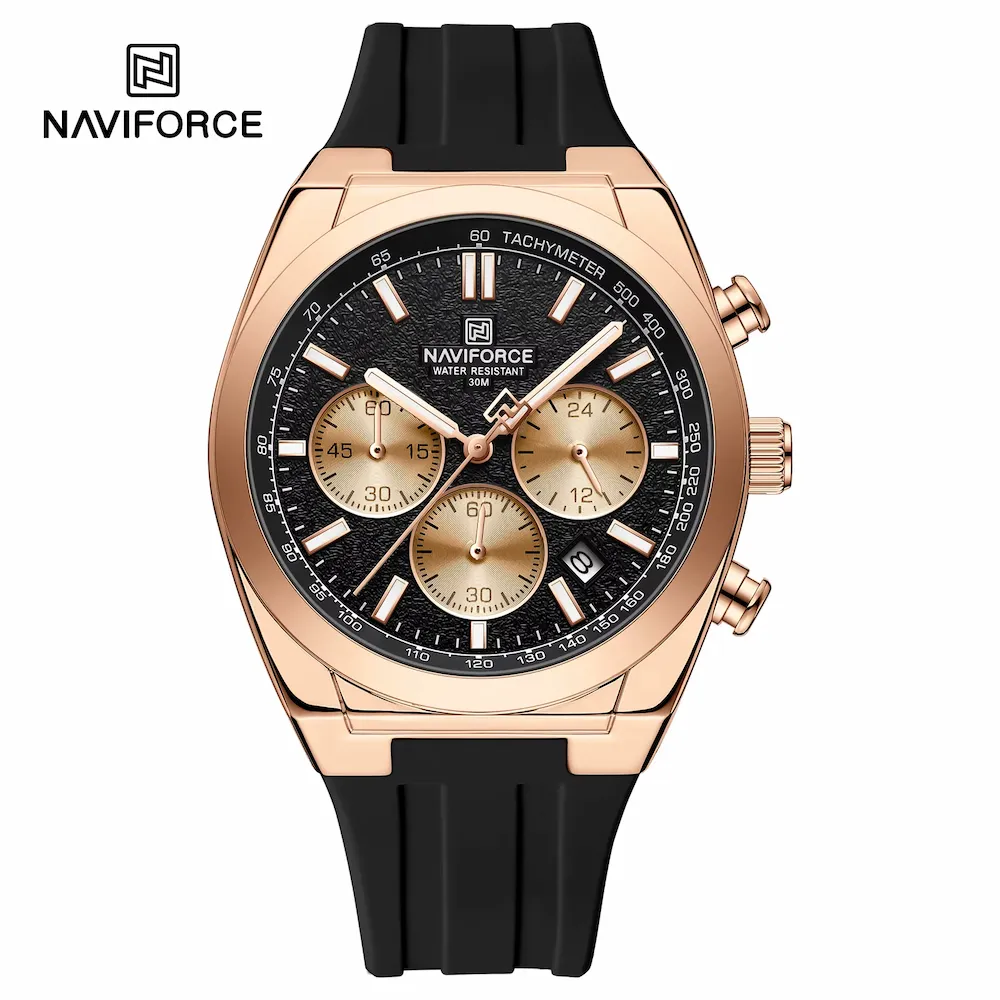 ساعت مردانه نیوی فورس Naviforce NF 8080 RG/B/B