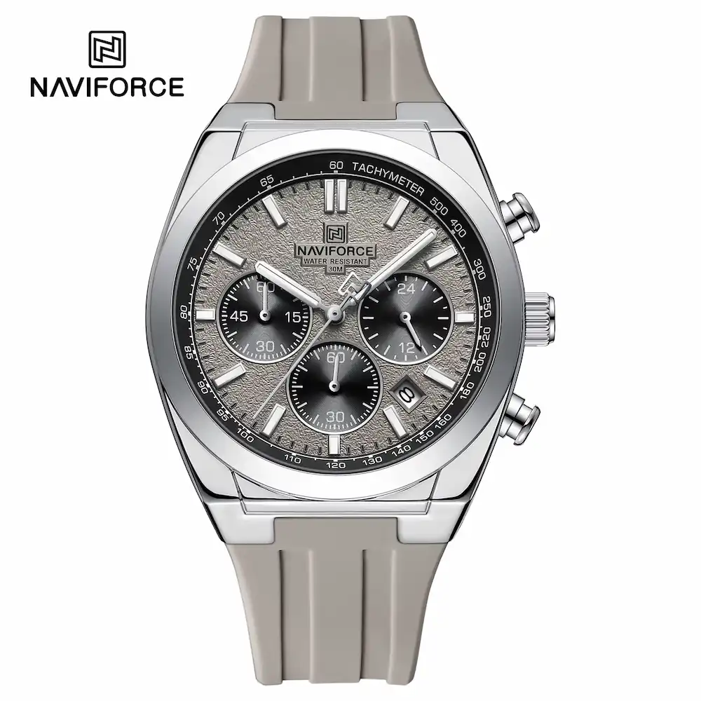ساعت مردانه نیوی فورس Naviforce NF 8080 S/GY/GY