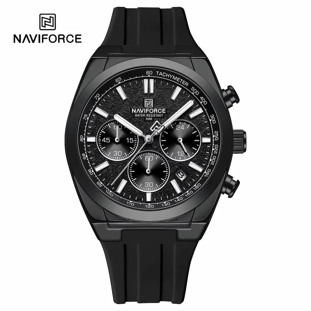 ساعت مردانه نیوی فورس Naviforce NF 8080 B/B/B
