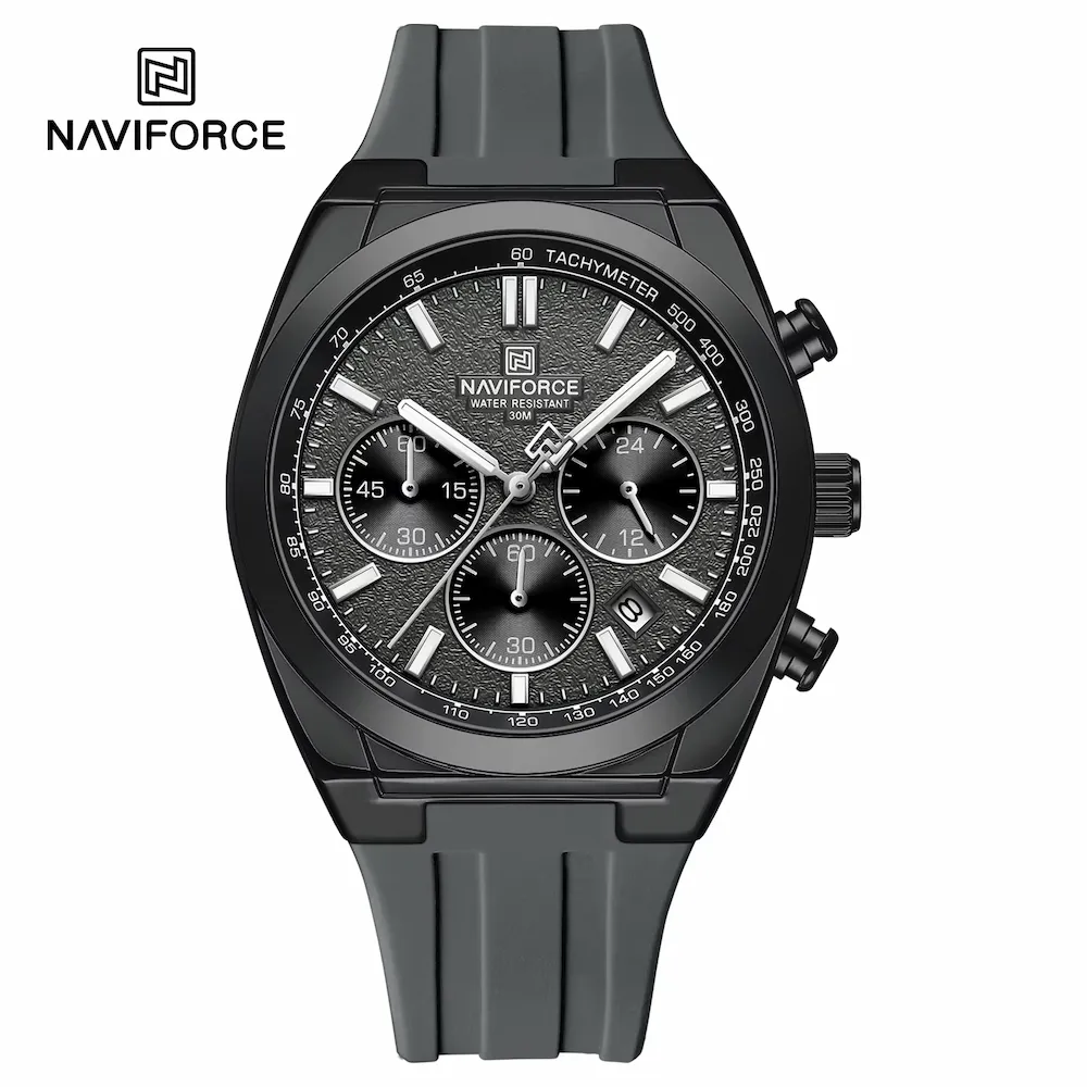 ساعت مردانه نیوی فورس Naviforce NF 8080 B/GY/GY