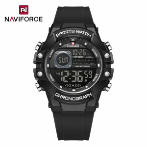 ساعت مردانه نیوی فورس Naviforce NF 6102 B/W/B