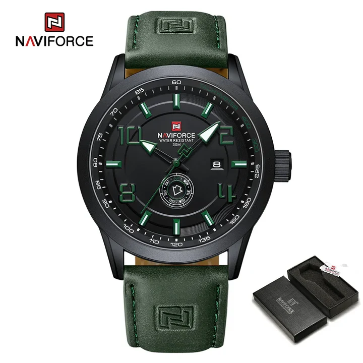 ساعت مردانه نیوی فورس Naviforce NF 9229 B/GN/GN