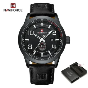 ساعت مردانه نیوی فورس Naviforce NF 9229 B/W/B