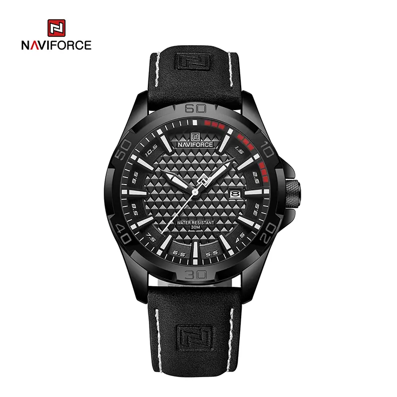 ساعت مردانه نیوی فورس Naviforce 8023 B/W/B