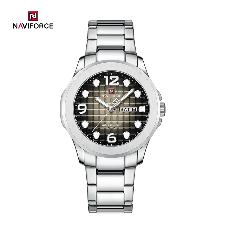 ساعت مچی مردانه نیوی فورس Naviforce NF 9244 S/GY