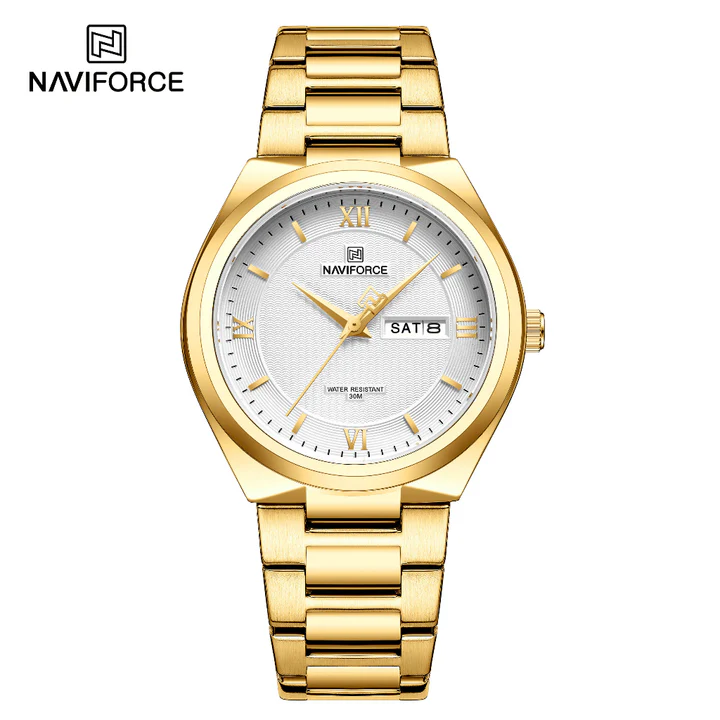 ساعت مردانه نیوی فورس Naviforce NF 8030 G/W