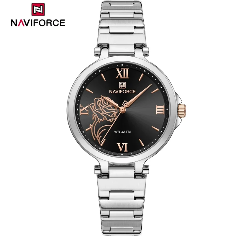 ساعت زنانه نیوی فورس Naviforce NF 5060 S/B