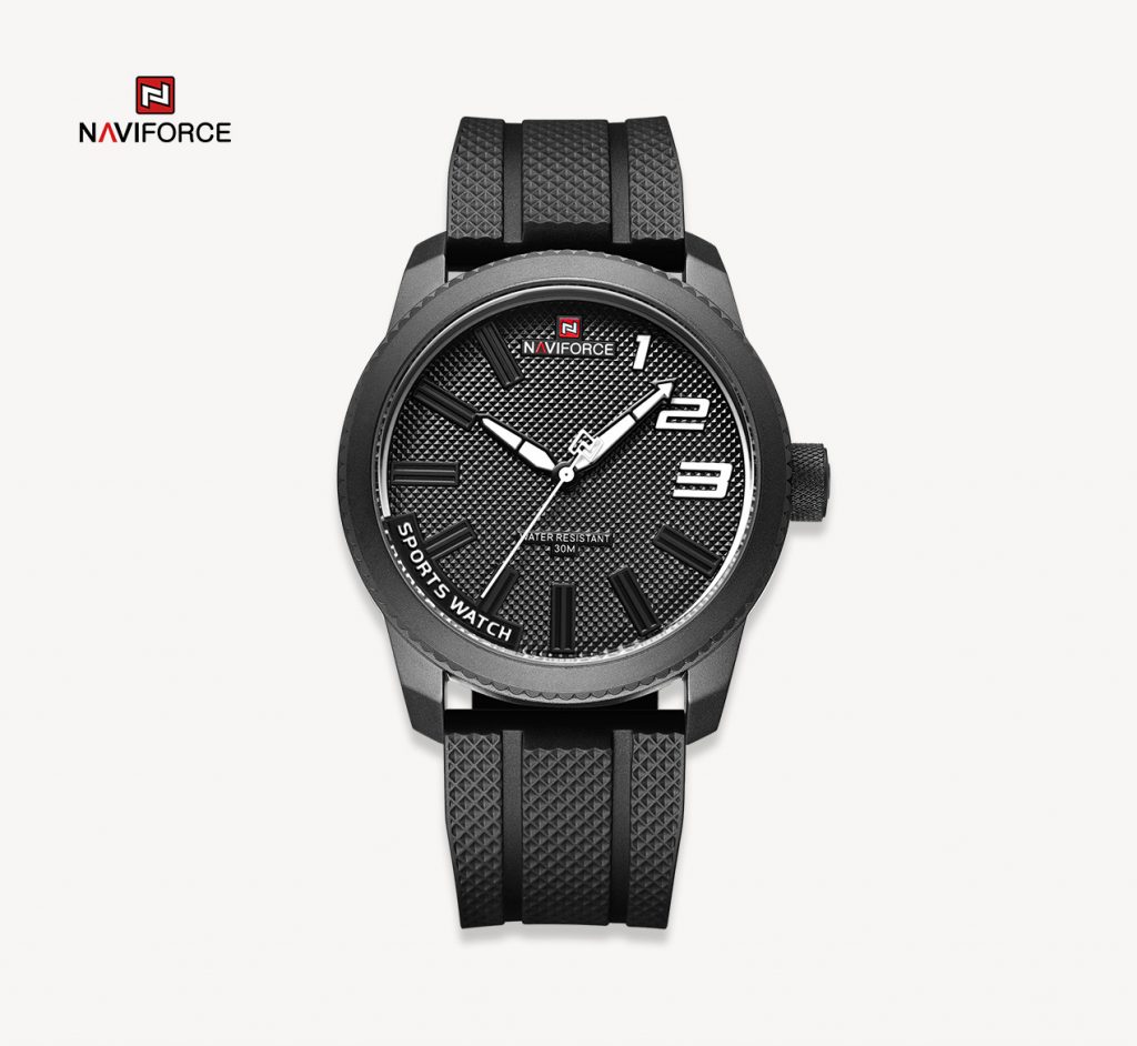 ساعت مردانه نیوی فورس Naviforce NF 9202 B/W/B