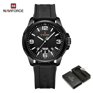 ساعت مردانه نیوی فورس Naviforce NF 9215  B/W/B