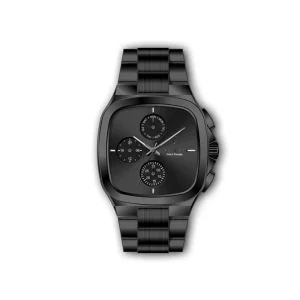 ساعت ویتوریا اورجینال مردانه مشکی صفحه مشکی مدل VT3185