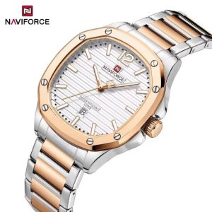 ساعت مردانه نیوی فورس Naviforce NF 9243 RG/W