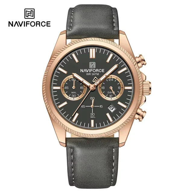 ساعت مردانه نیوی فورس Naviforce NF 8082L RG/GY/GY
