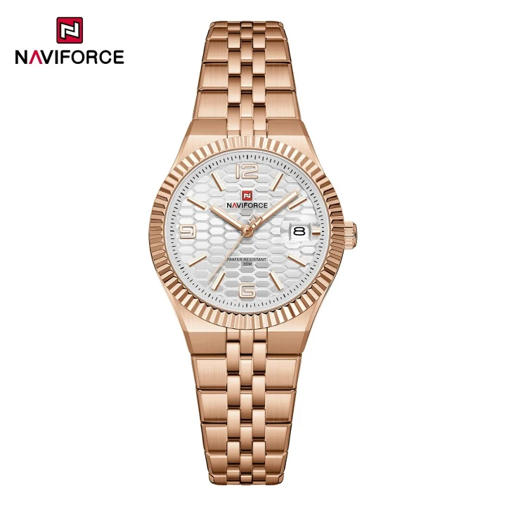 ساعت زنانه نیوی فورس Naviforce NF 5079 RG/W/RG