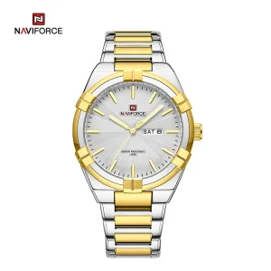 ساعت مردانه نیوی فورس Naviforce NF 9218 G/W